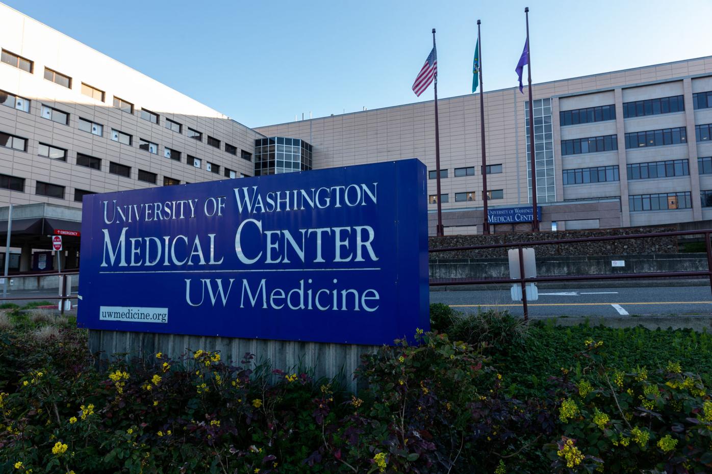 UW Medical center sign